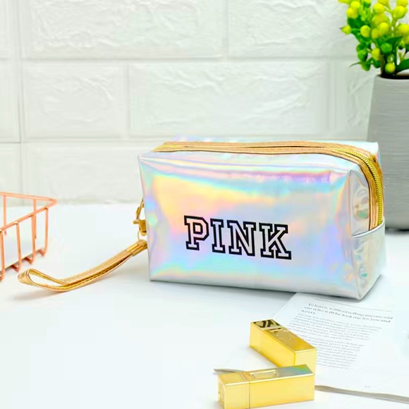 Women's Laser Letter Pattern Makeup Zipper - Picture 1 of 2